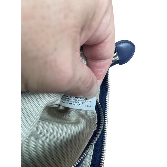 Radley London womans leather Navy Scottie Dog Logo Crossbody Med SKU 9552 - Picture 13 of 16